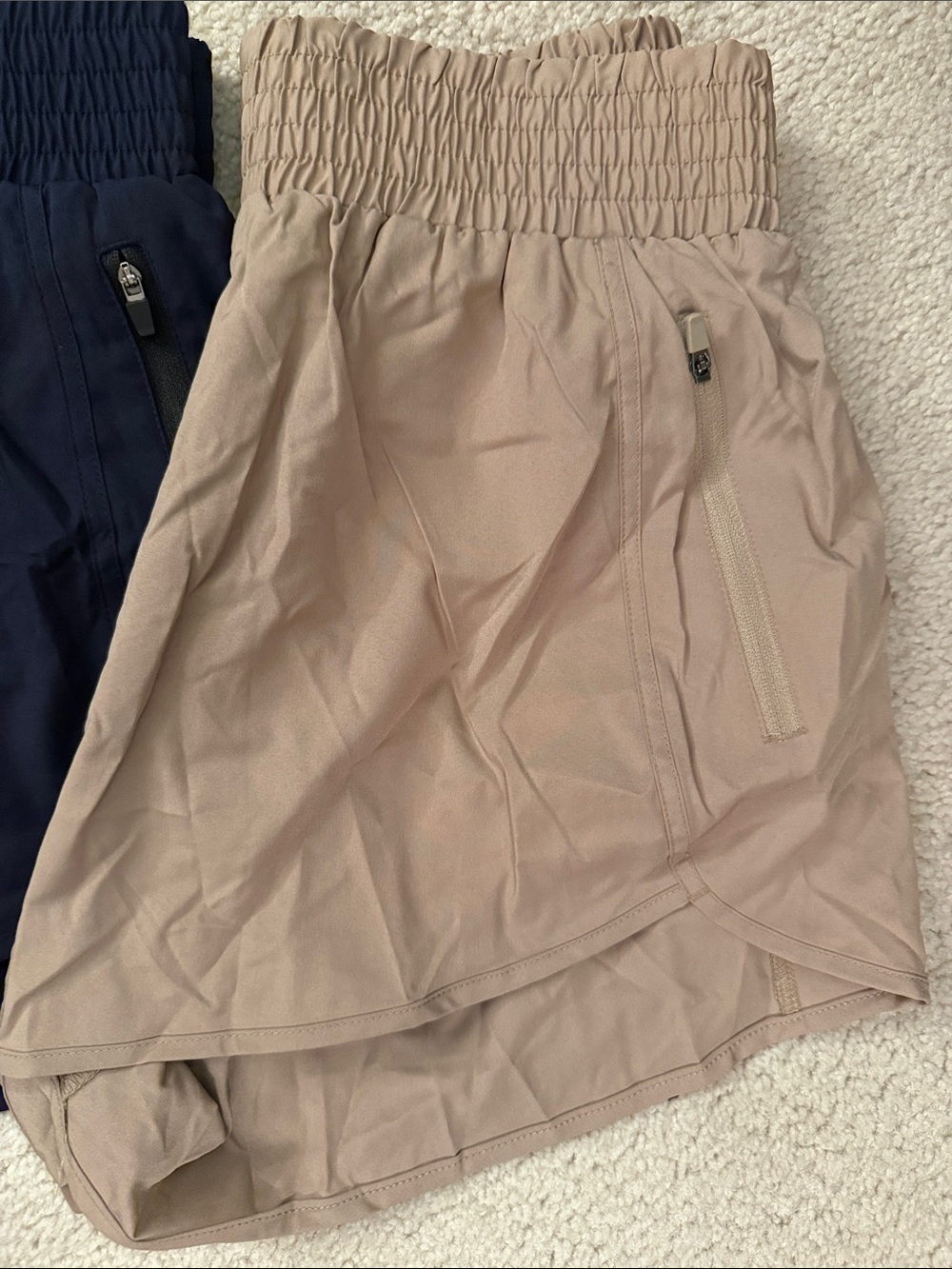 Amazon Women's Athletic Shorts - Black, Pink, Gray, Navy, Tan - Picture 6 of 8